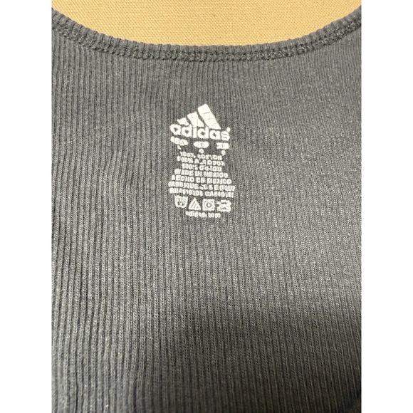 Adidas Alabama Crimson Tide Tank Top Womens Large Black Ribbed NCAA Graphic - Picture 2 of 7